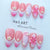 Floral Design Press-On Nail Kit Brehn