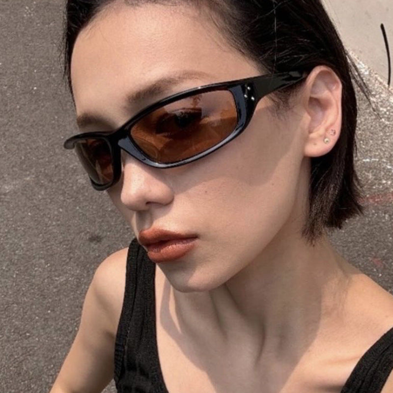 Damen Sportliche Sonnenbrille mit ergonomischem Rahmen und UV-Schutz Brehn