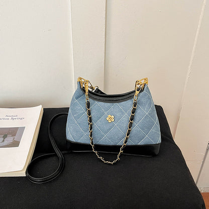 Elegante gesteppte Schultertasche