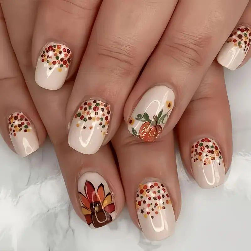 Saisonales Themen-Nagelkunst Brehn