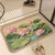 Florales Patchwork-Badezimmermatte Brehn