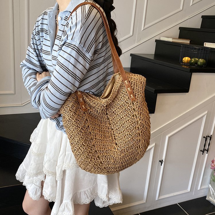Handtasche mit Raffiniertem Geflecht Brehn