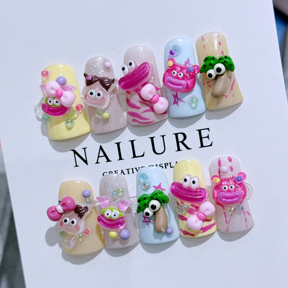 Künstlerisches 3D-Nagelkunstset