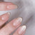 Elegante Ombre Glitzer Nagelspitzen Brehn