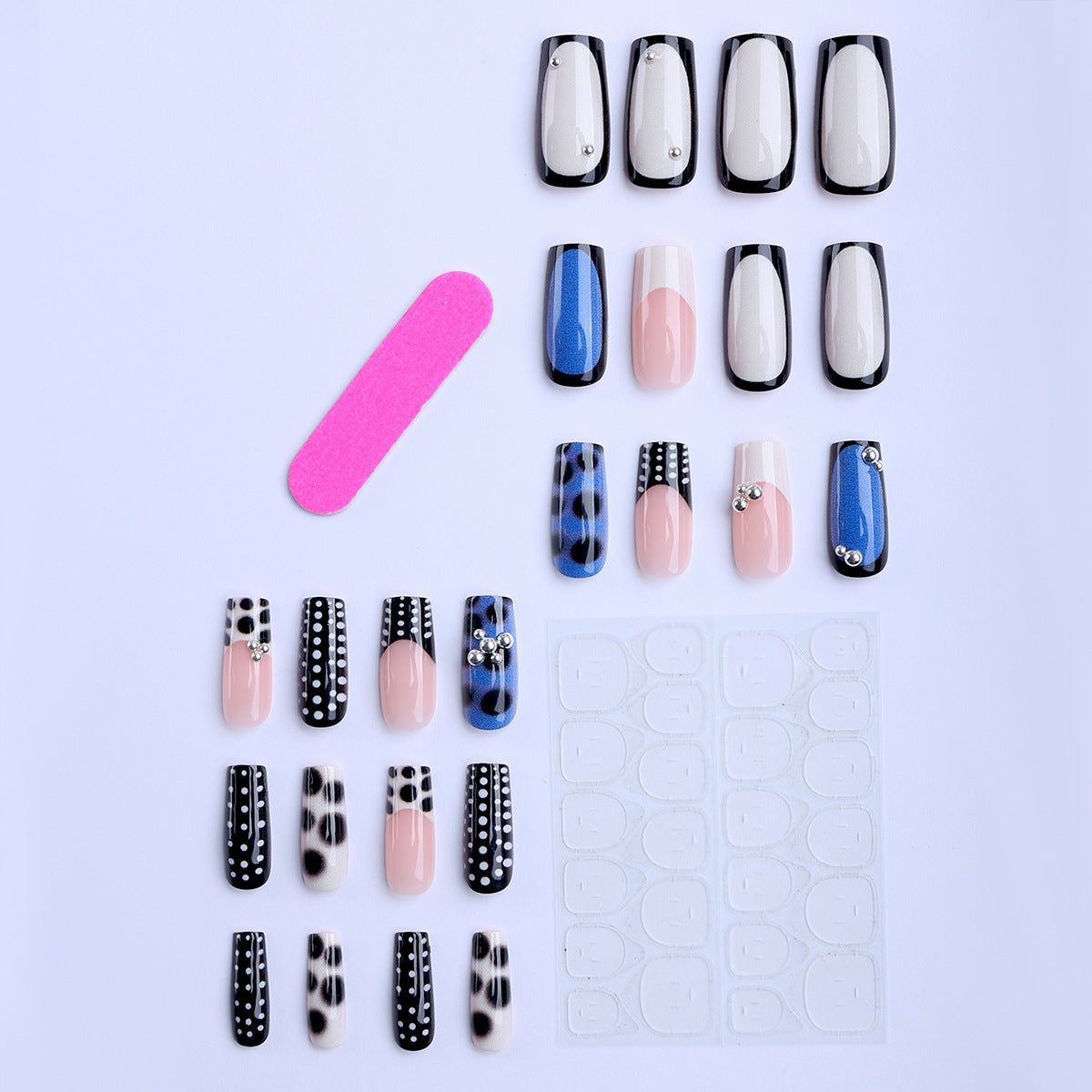 Kreative Nagelset mit 3D-Dekoration Brehn