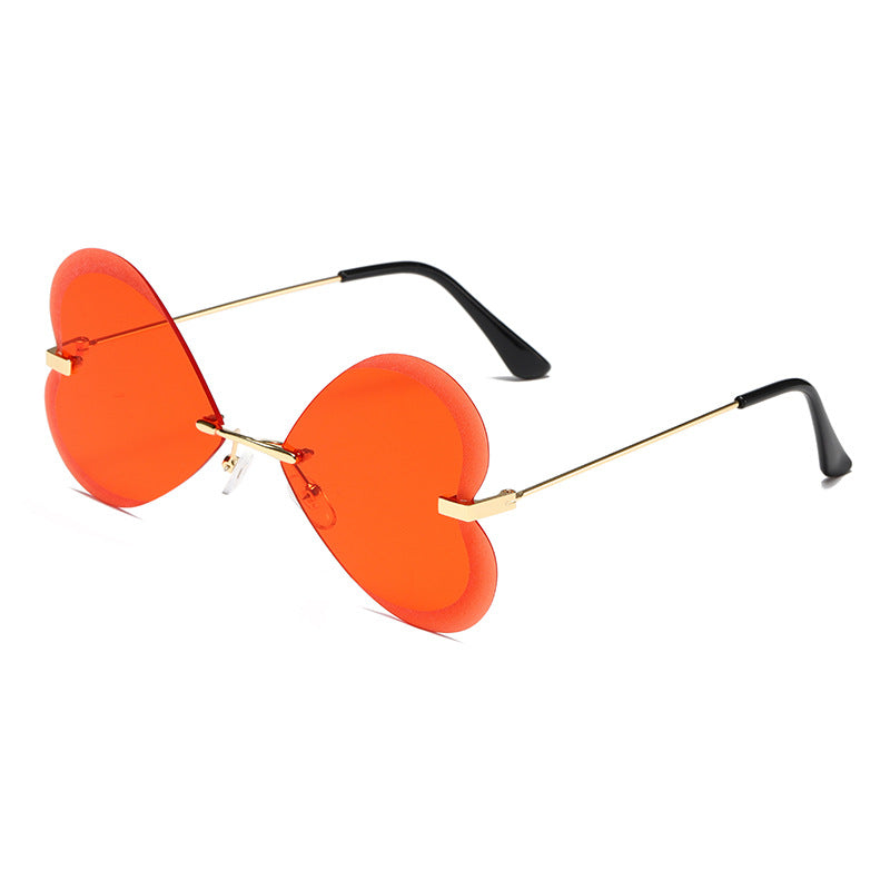 Damen Herzförmige Sonnenbrille im trendigen Design Brehn
