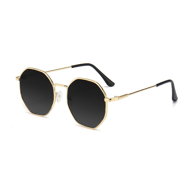 Damen Geometrische Sonnenbrille mit hochwertigen UV-Schutzgläsern Brehn