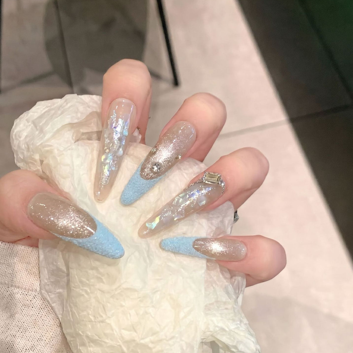 Stylisches Stiletto Nagelkunst Set Brehn