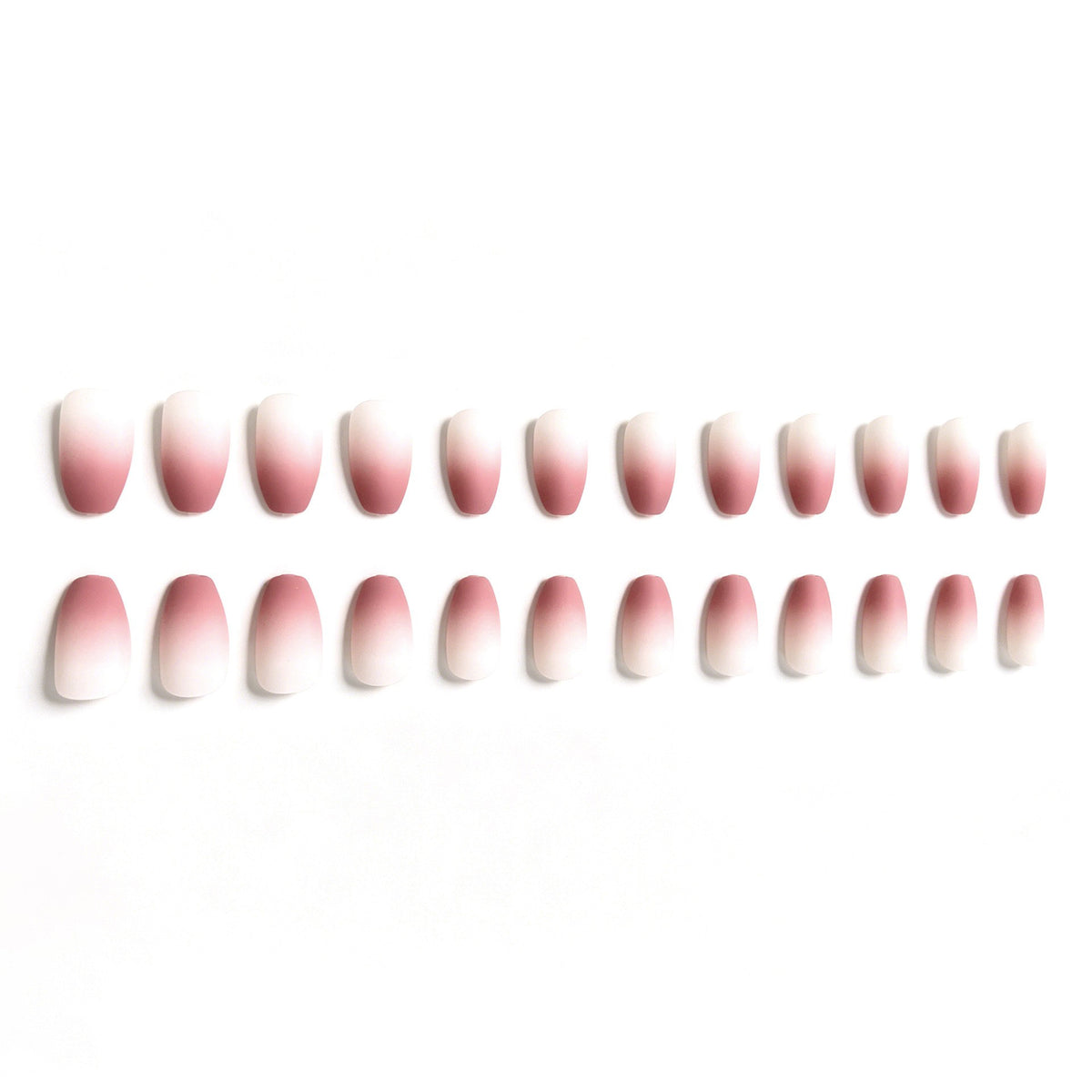 Elegante Ombre-Acryl-Nagelverlängerungen Brehn