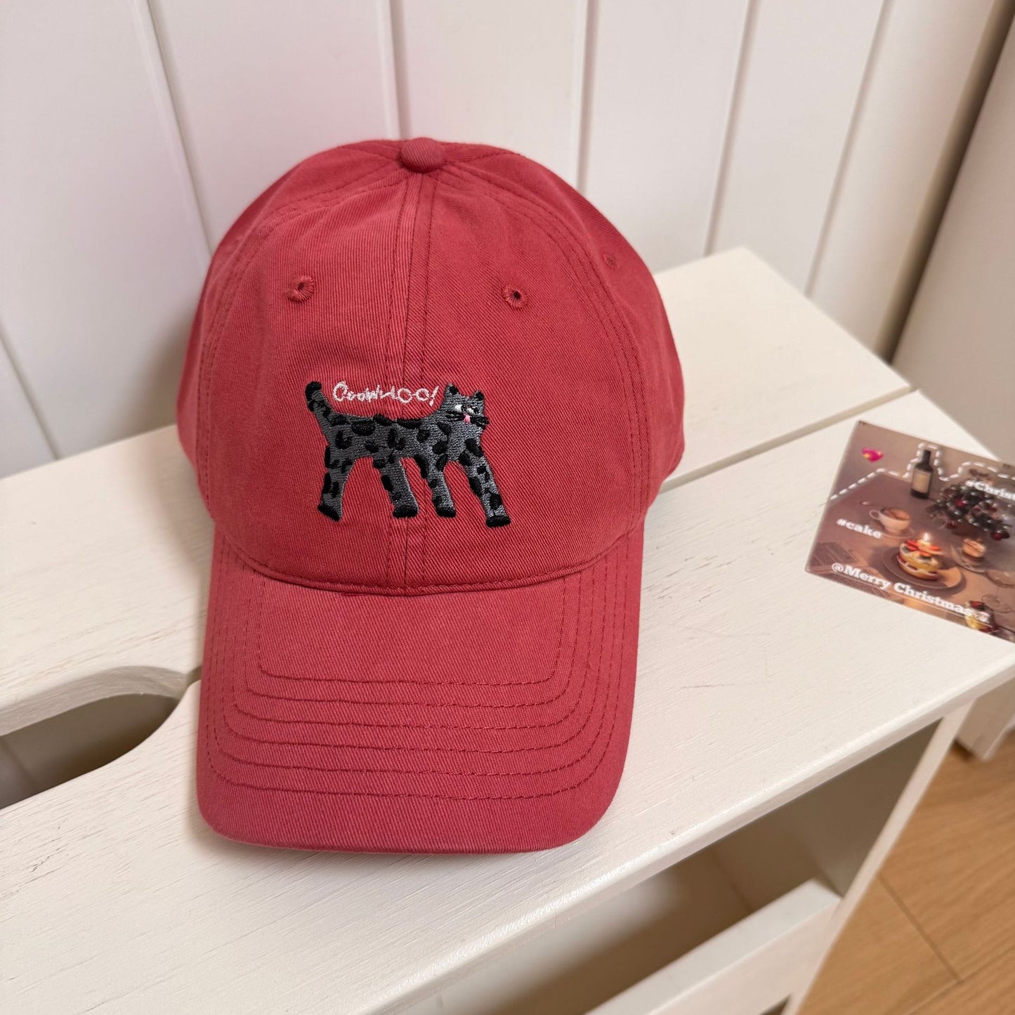 Damen Süßes Grafikbesticktes Baseballcap Brehn