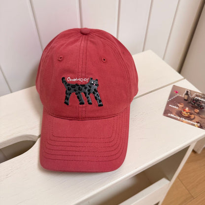 Damen Süßes Grafikbesticktes Baseballcap Brehn