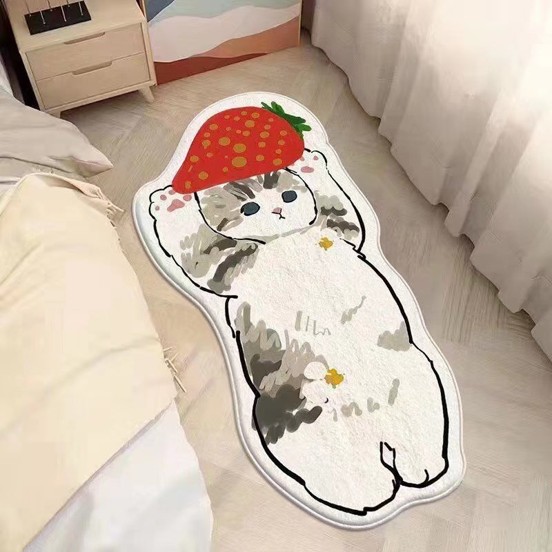 Cartoon Katzenförmiger Teppich Brehn