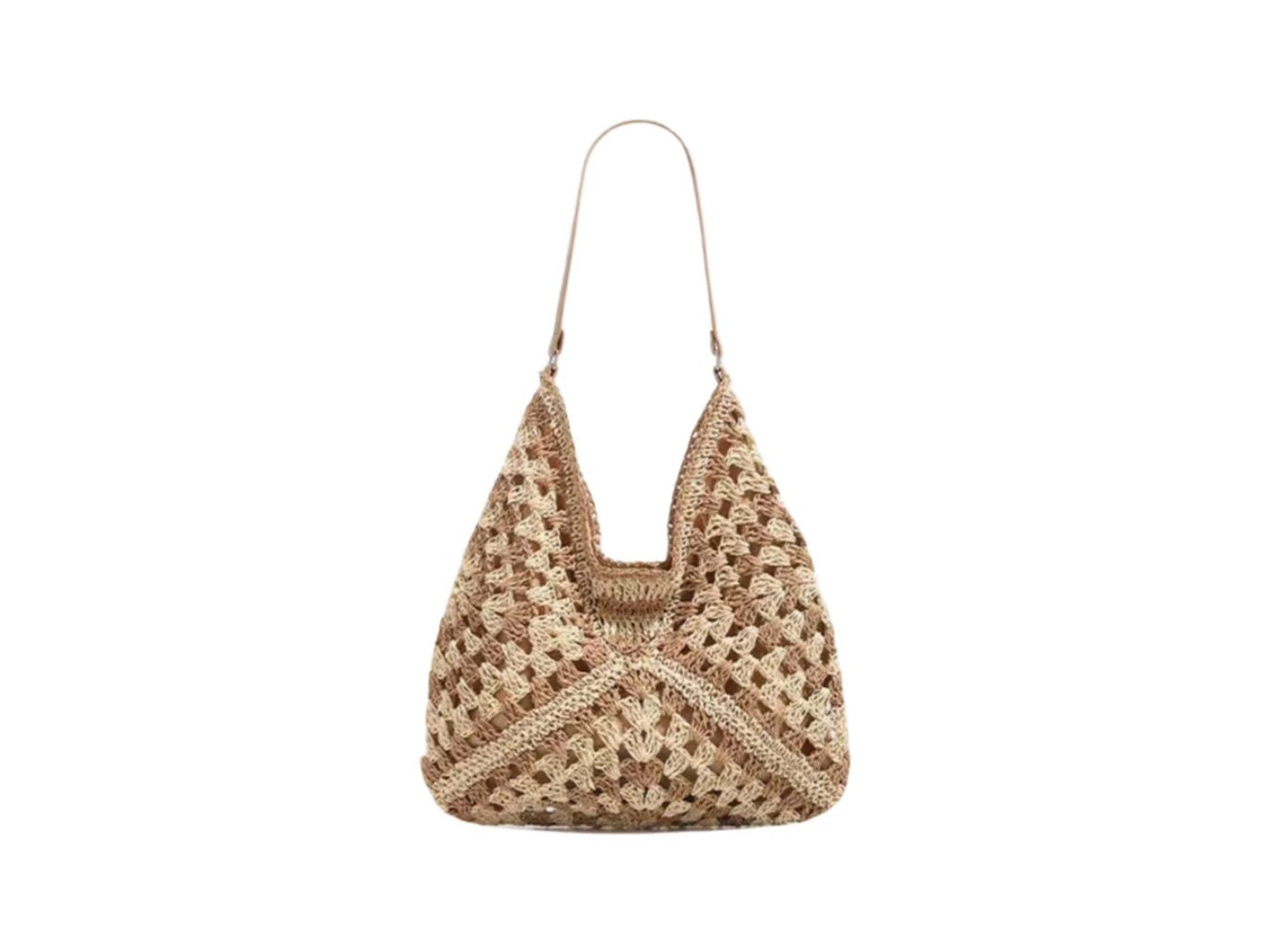 Handtasche mit Kunstvollem Makramee-Design und Flexiblem Tragekomfort Brehn