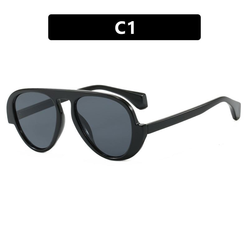 Damen Sonnenbrille mit einzigartigem Retro-Rahmen und UV-Schutz Brehn
