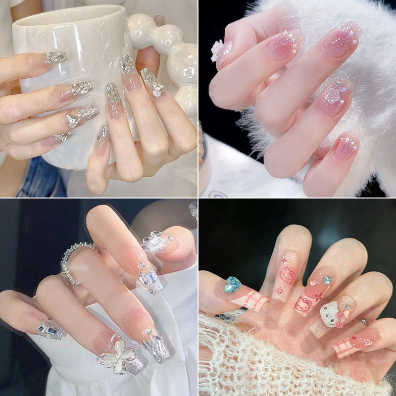 Kreatives thematisches Press-On Nagelkunst-Set Brehn