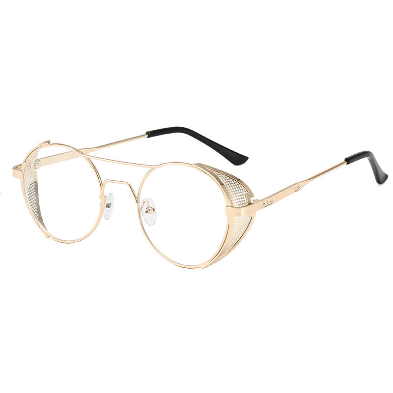 Damen Modische Metallfassung Brille Brehn