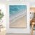 Abstrakte Meereslandschaft Leinwand Kunst