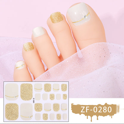Glamouröse Gel-Nagelkunst-Wickel
