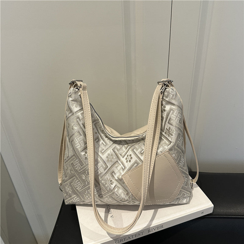 Stylische geometrische Muster Schultertasche Brehn