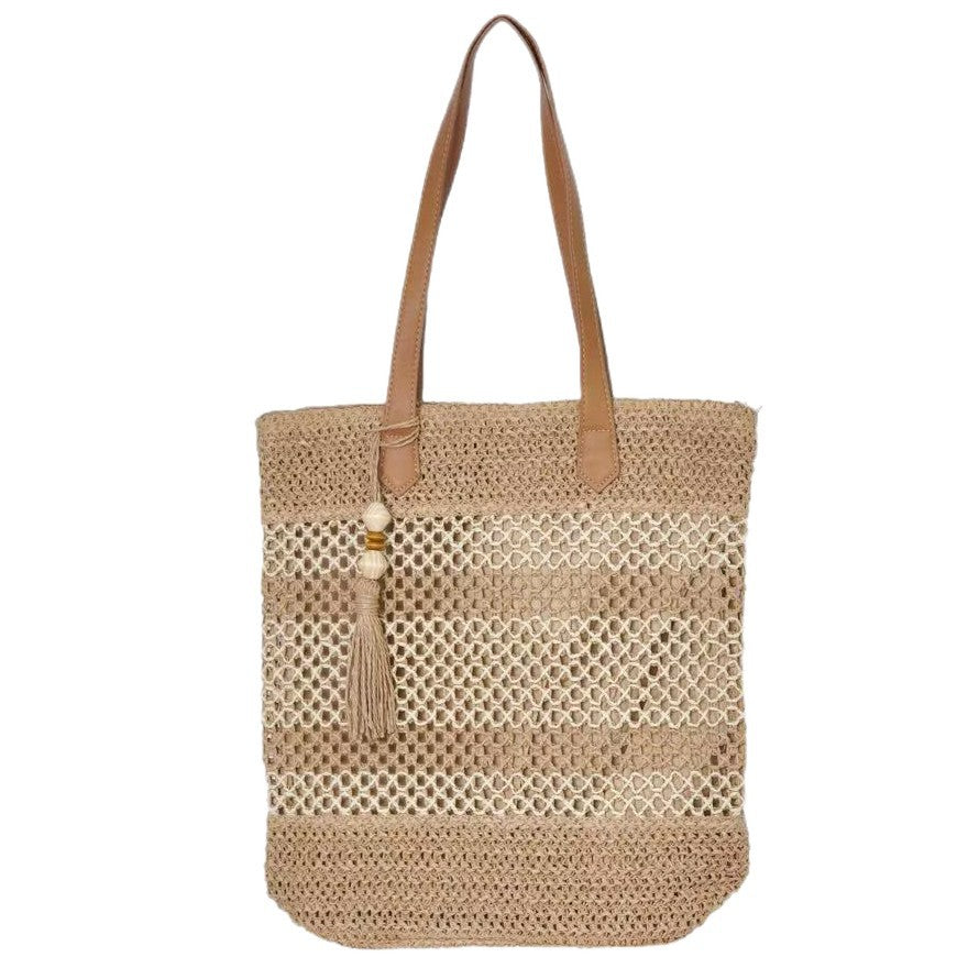 Handgefertigte Netz-Strandtasche Brehn