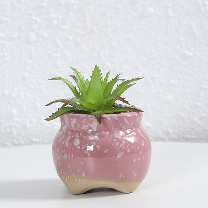 Zeitgenössische Kurvenkeramische Vase Brehn