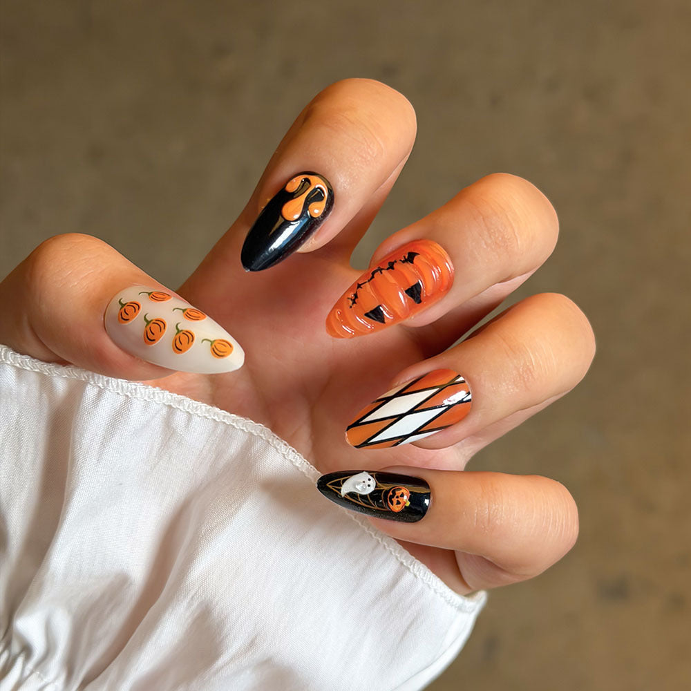 Themen Urlaub Press-On Nagelkunst Set Brehn