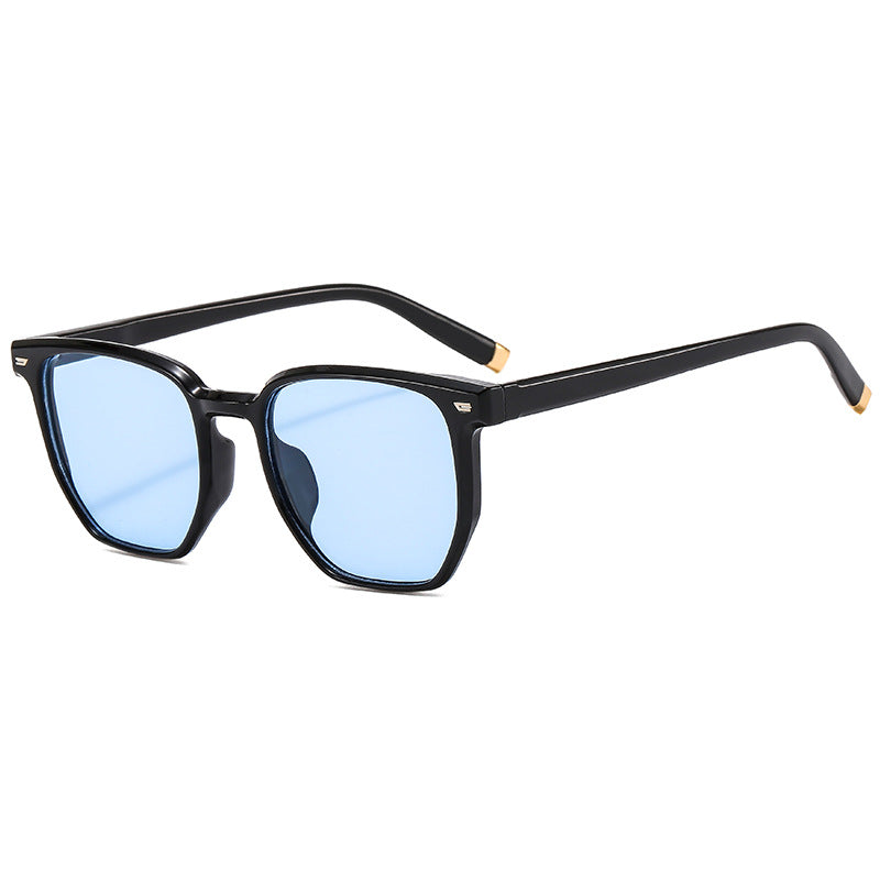 Damen modische transparente Sonnenbrille im eleganten Hexagon-Design Brehn