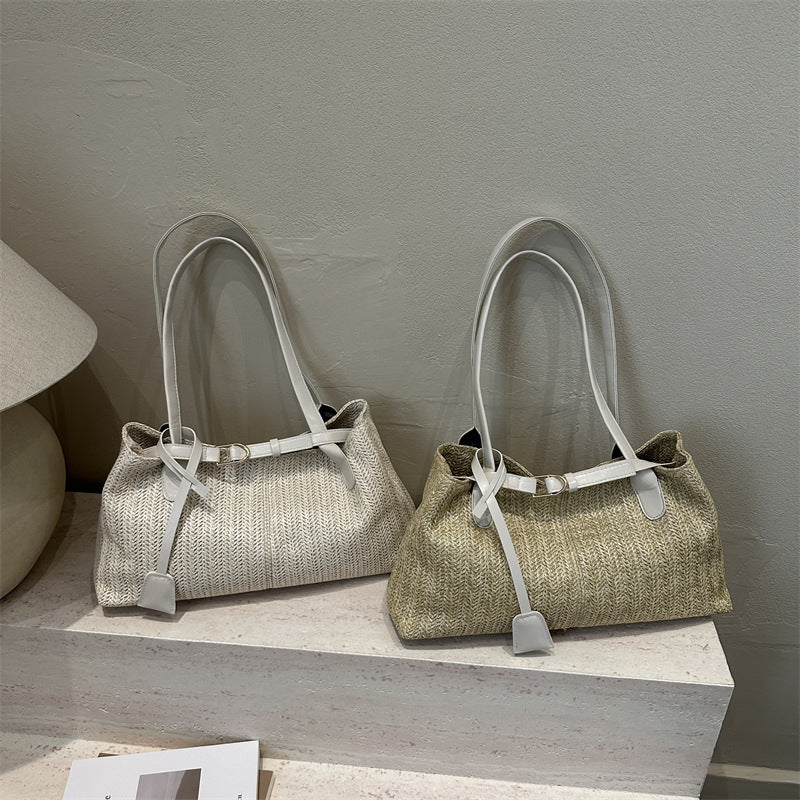 Gewebte Strohtasche