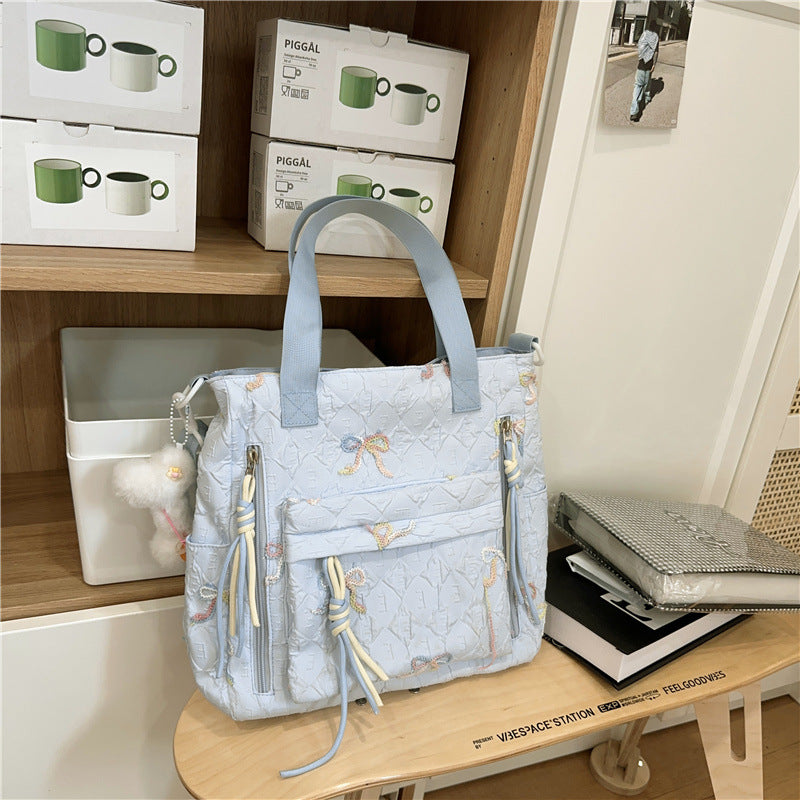 Gepolsterter Rucksack mit Schleifen-Detail Brehn