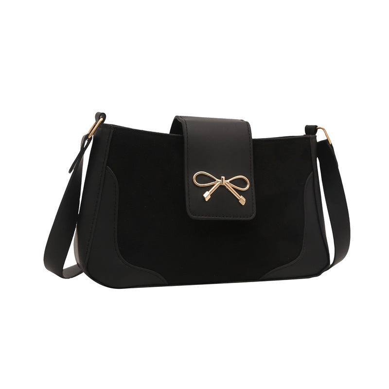 Stylish Faux Suede Handtasche Brehn