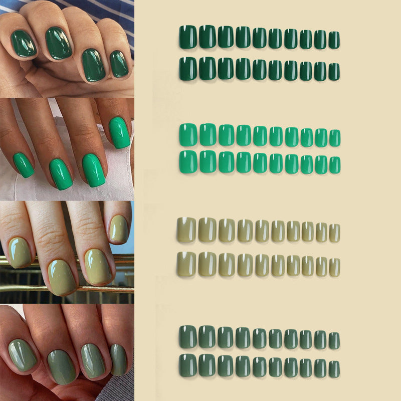 Elegantes Press-On Nagelset mit natürlichem Glanzfinish Brehn