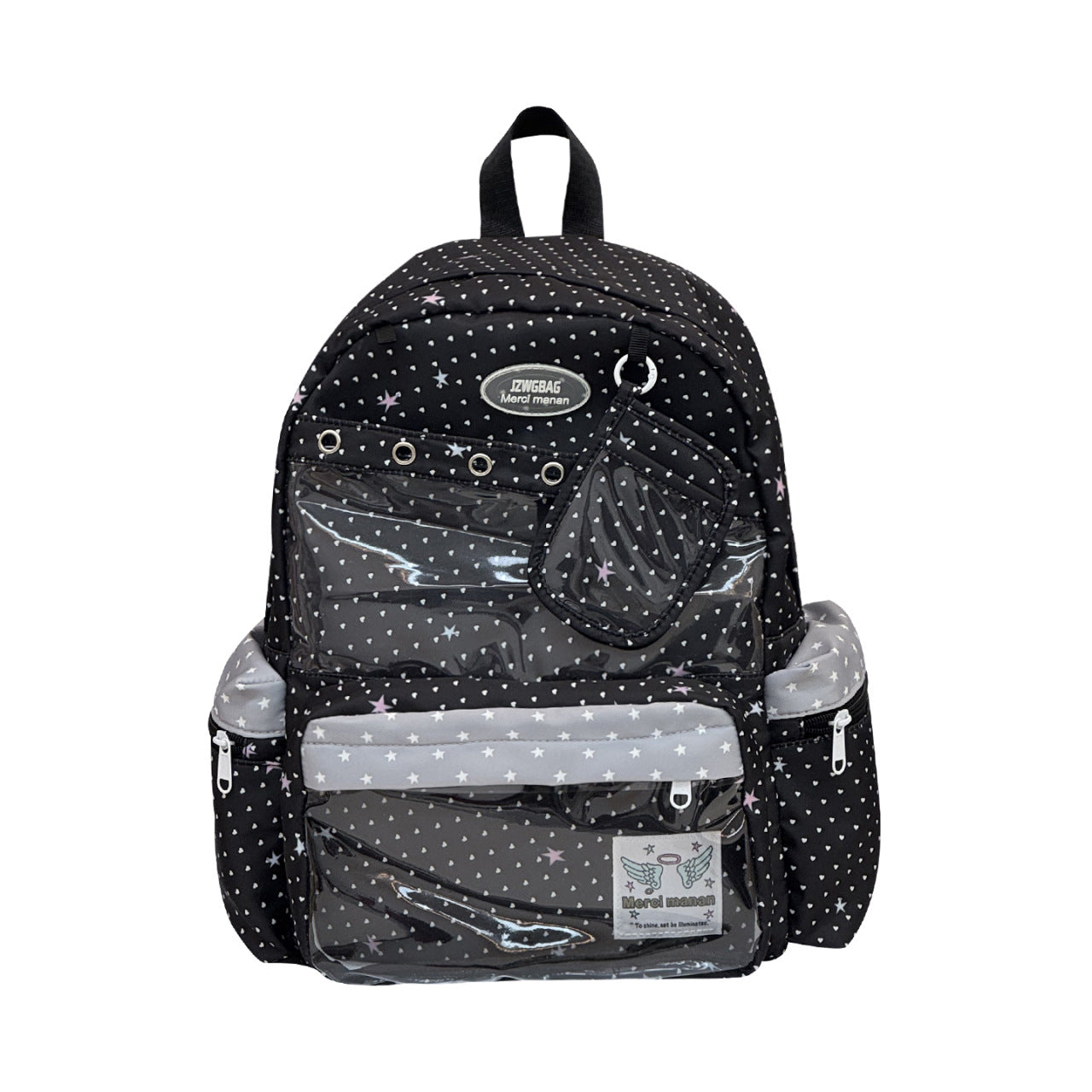 Spaß Stern Druck Rucksack