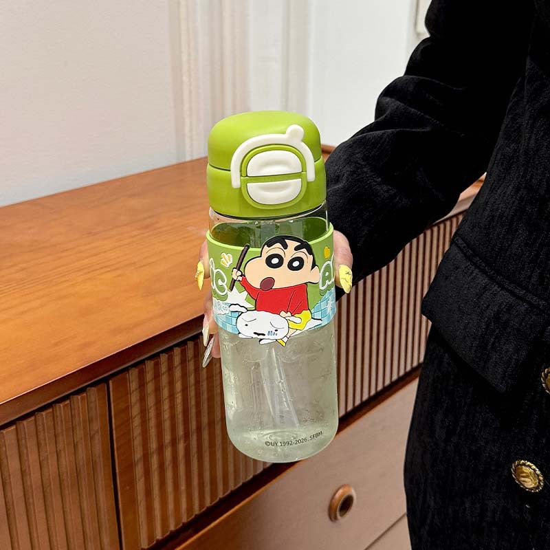 Damen Trinkflasche mit charaktervollem Cartoon-Design Brehn