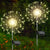 Starburst Solar Gartenstecker LED Funkelnde Skulptur Brehn