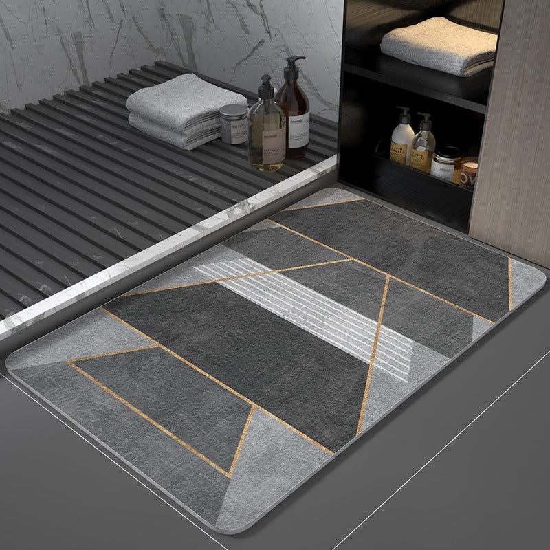 Stylische moderne Badezimmermatte
