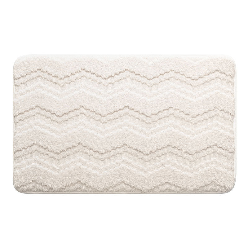Stylische Chevron-Badmatte Brehn