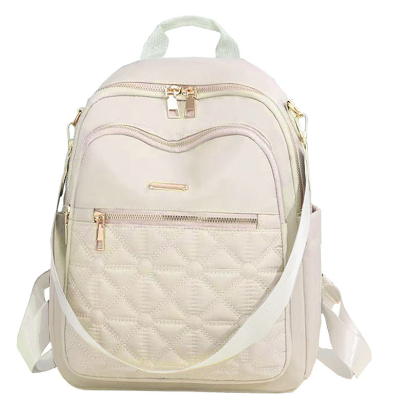 Elegante gesteppte Multi-Taschen-Rucksack Brehn