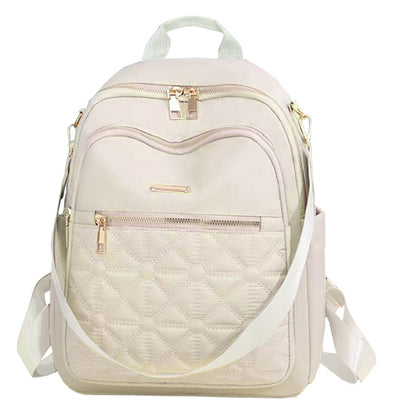 Elegante gesteppte Multi-Taschen-Rucksack Brehn