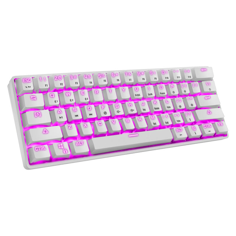 Kompakte mechanische Gaming-Tastatur mit hintergrundbeleuchteten Tasten Brehn
