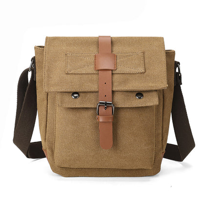 Vintage-inspiriert Canvas Messenger Bag Brehn