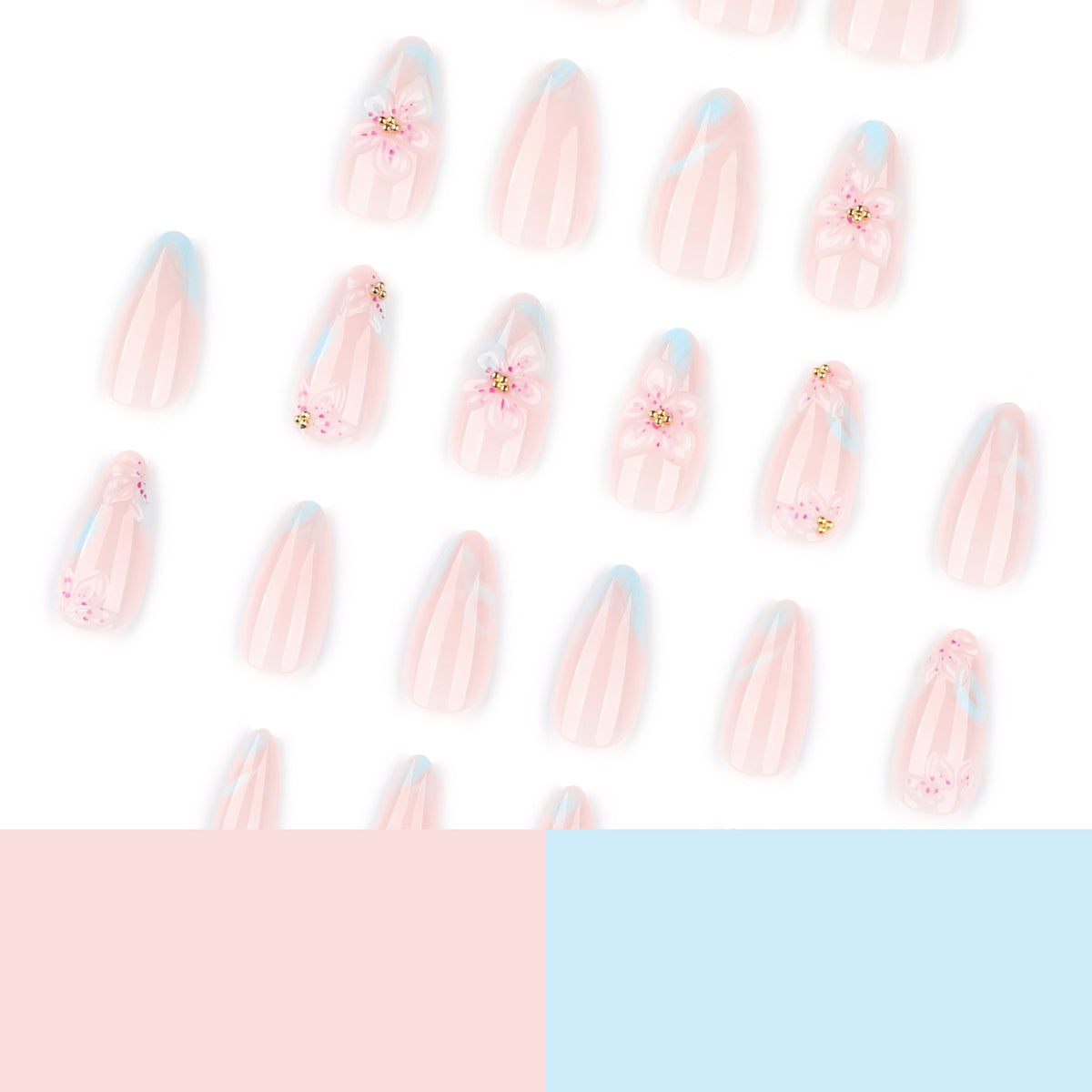 Kunstvolle Nagelkunst mit floralen Akzenten Brehn