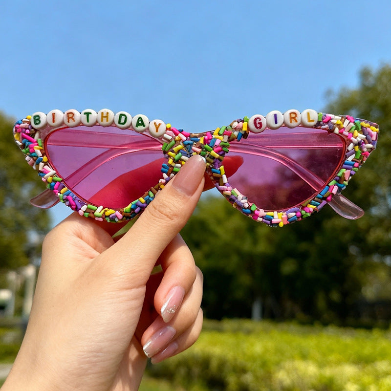 Spaß-Themen Katzenaugen Sonnenbrille Brehn