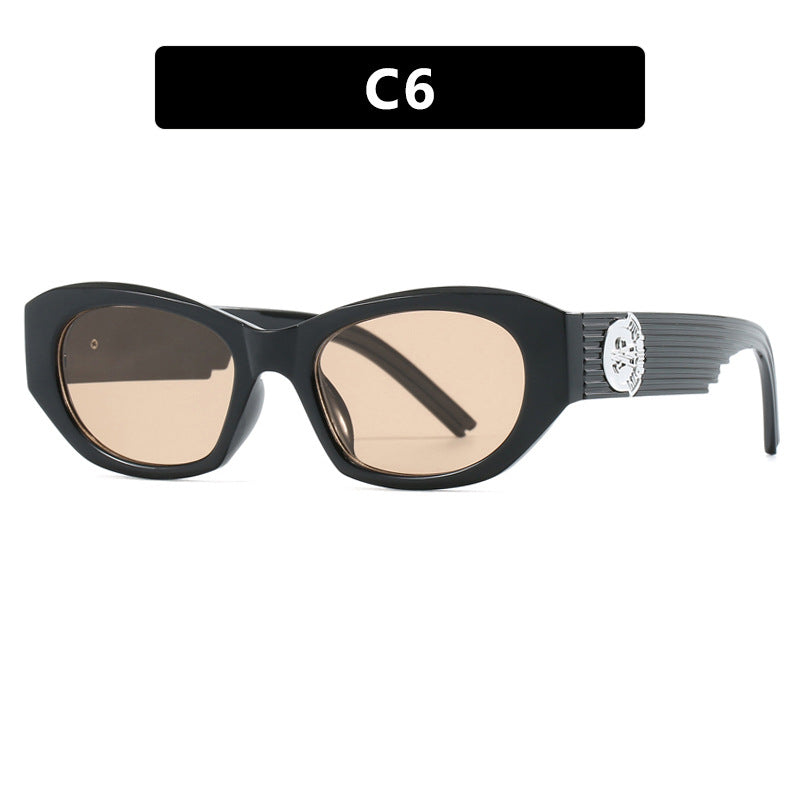 Damen modische Cat-Eye Sonnenbrille mit markantem Design und luxuriösen Details Brehn