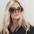Damen Cat-Eye Sonnenbrille mit hochwertigem Kunststoffrahmen und schützenden Gläsern Brehn