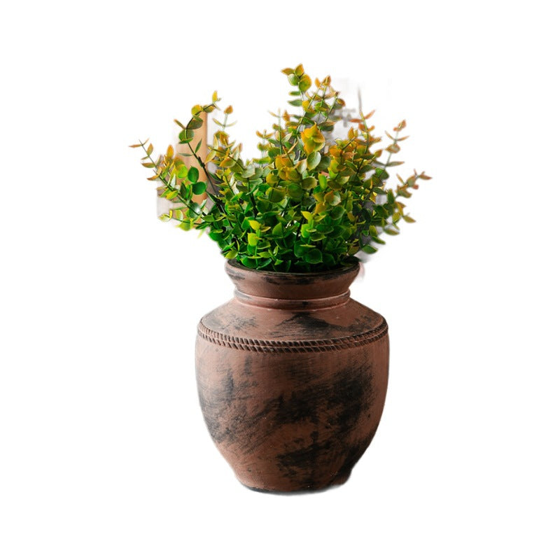Handgefertigte Tonvase Brehn