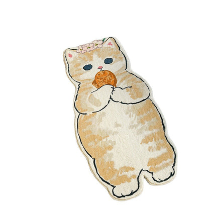 Cartoon Katzenförmiger Teppich Brehn