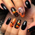 Kunstfingernägel mit Halloween-Motiv Brehn