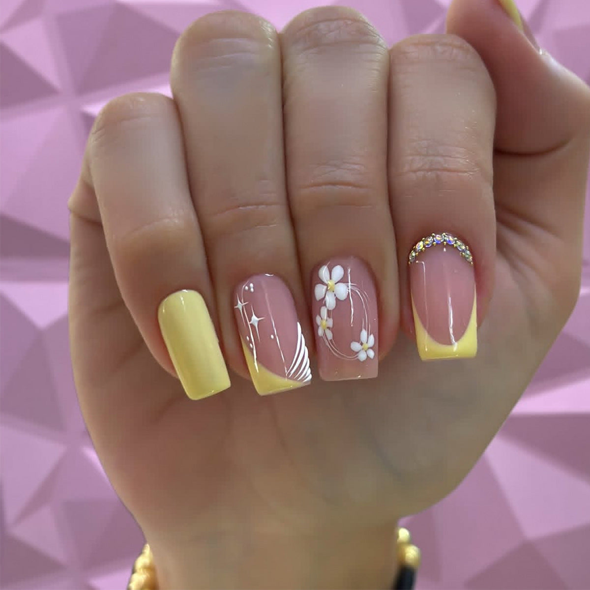 Künstlerisches Florales Gel-Nagelkunstset Brehn