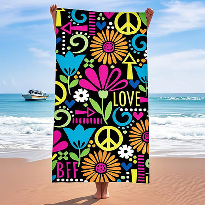Künstlerisches Strandtuch Brehn