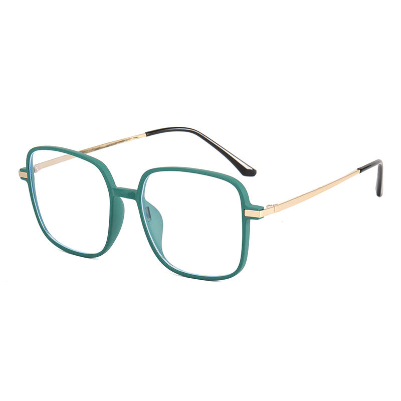 Damen quadratische Designerbrille mit filigranem Metallrahmen Brehn